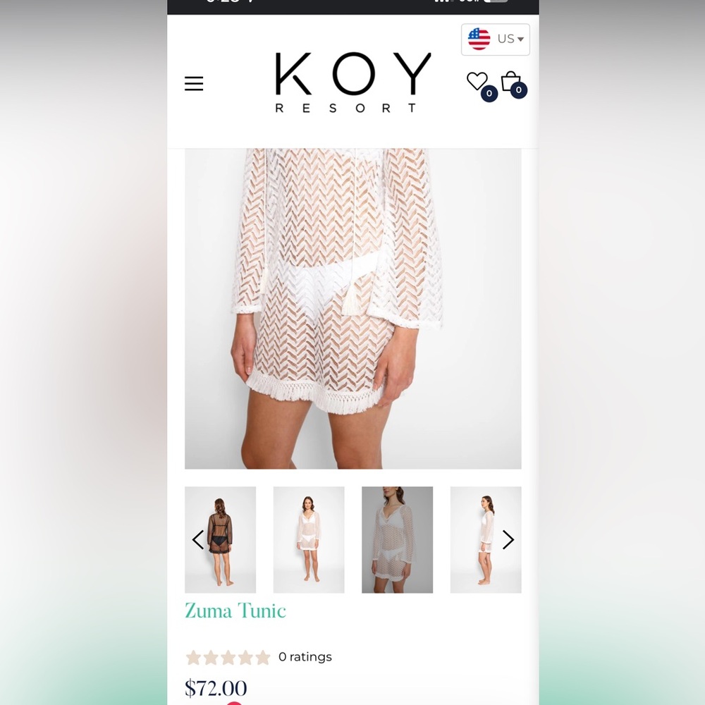 KOY RESORT SWIMSUIT COVERUP